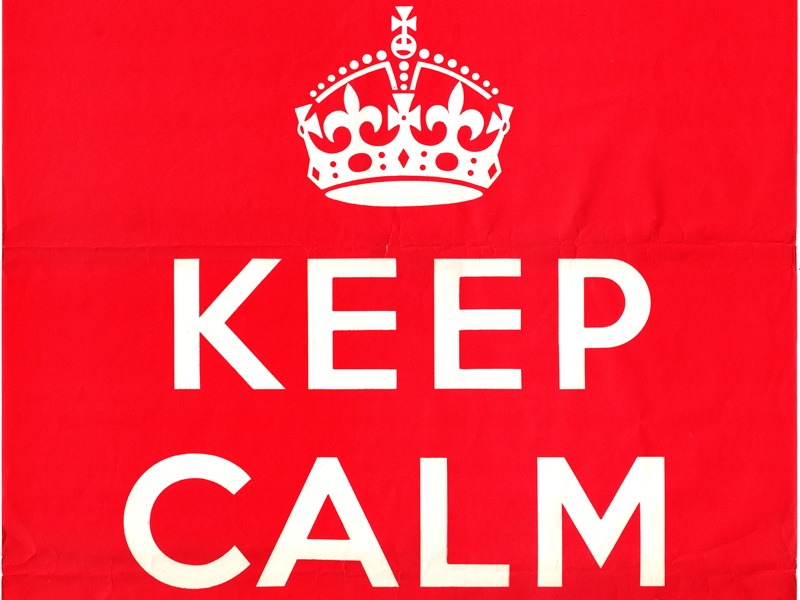 Keep calm: dall'invito a resistere alla guerra ai meme