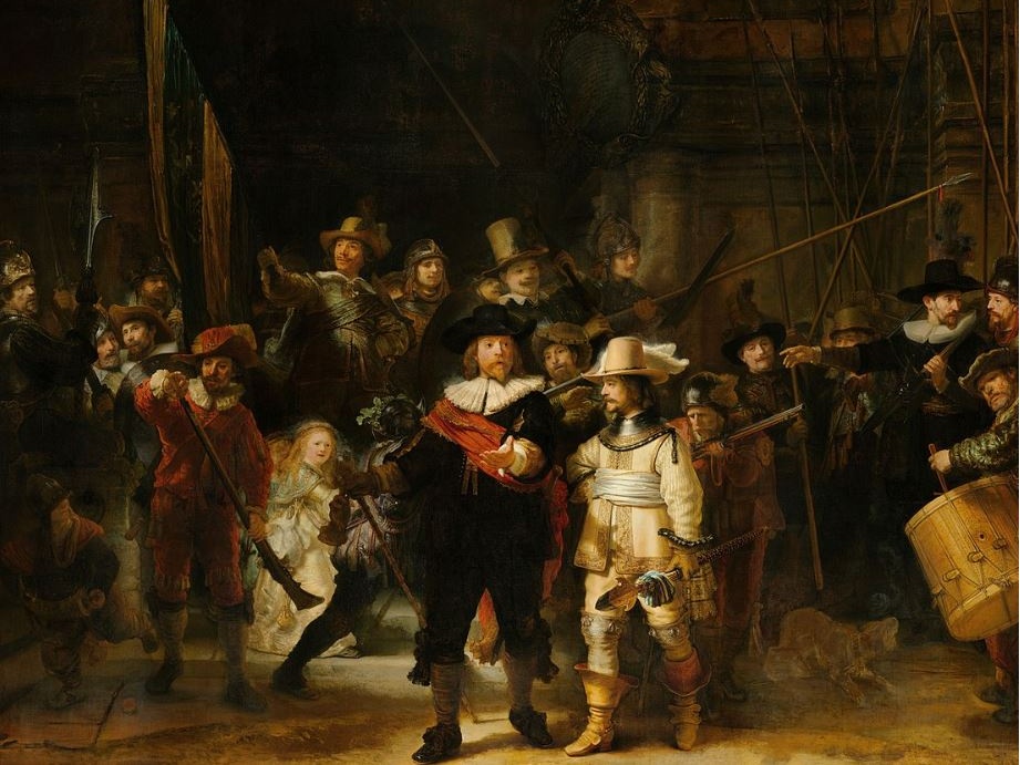 Cominciato il più grande restauro per La Ronda di Notte di Rembrandt