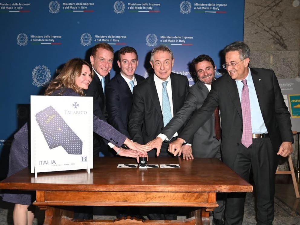 Talarico Cravatte: un'eccellenza del Made in Italy celebrata col nuovo francobollo ordinario