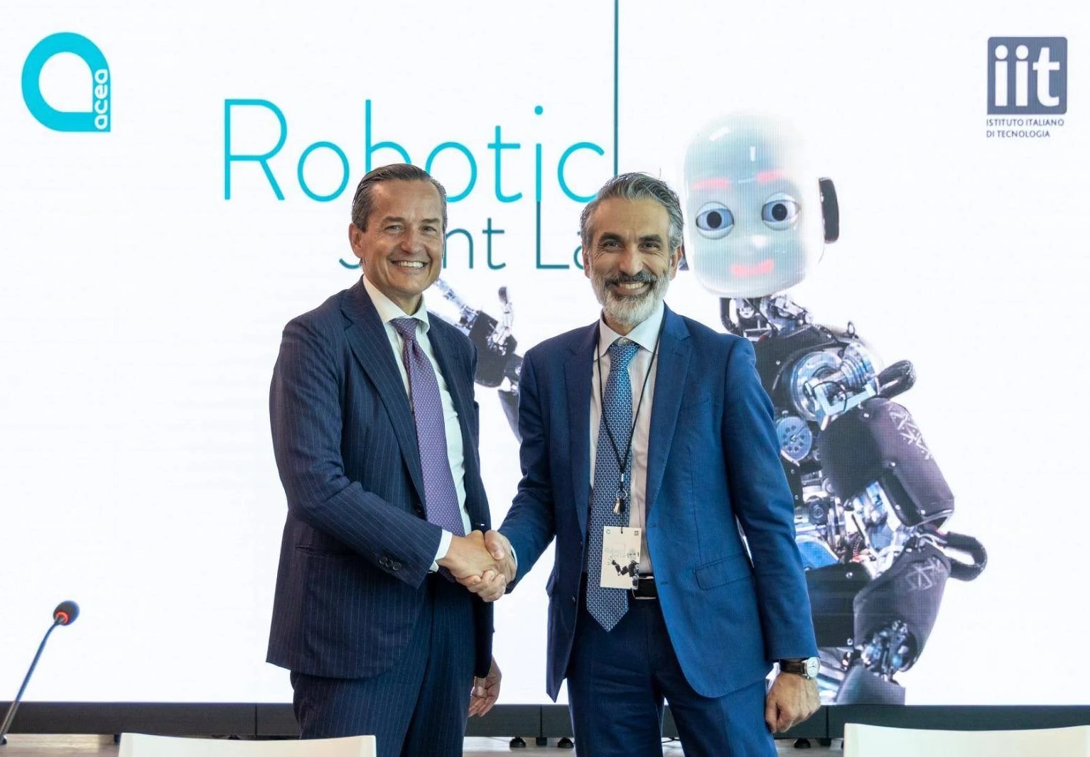 Acea e IIT danno vita al primo laboratorio di robotica per le reti industriali in Italia