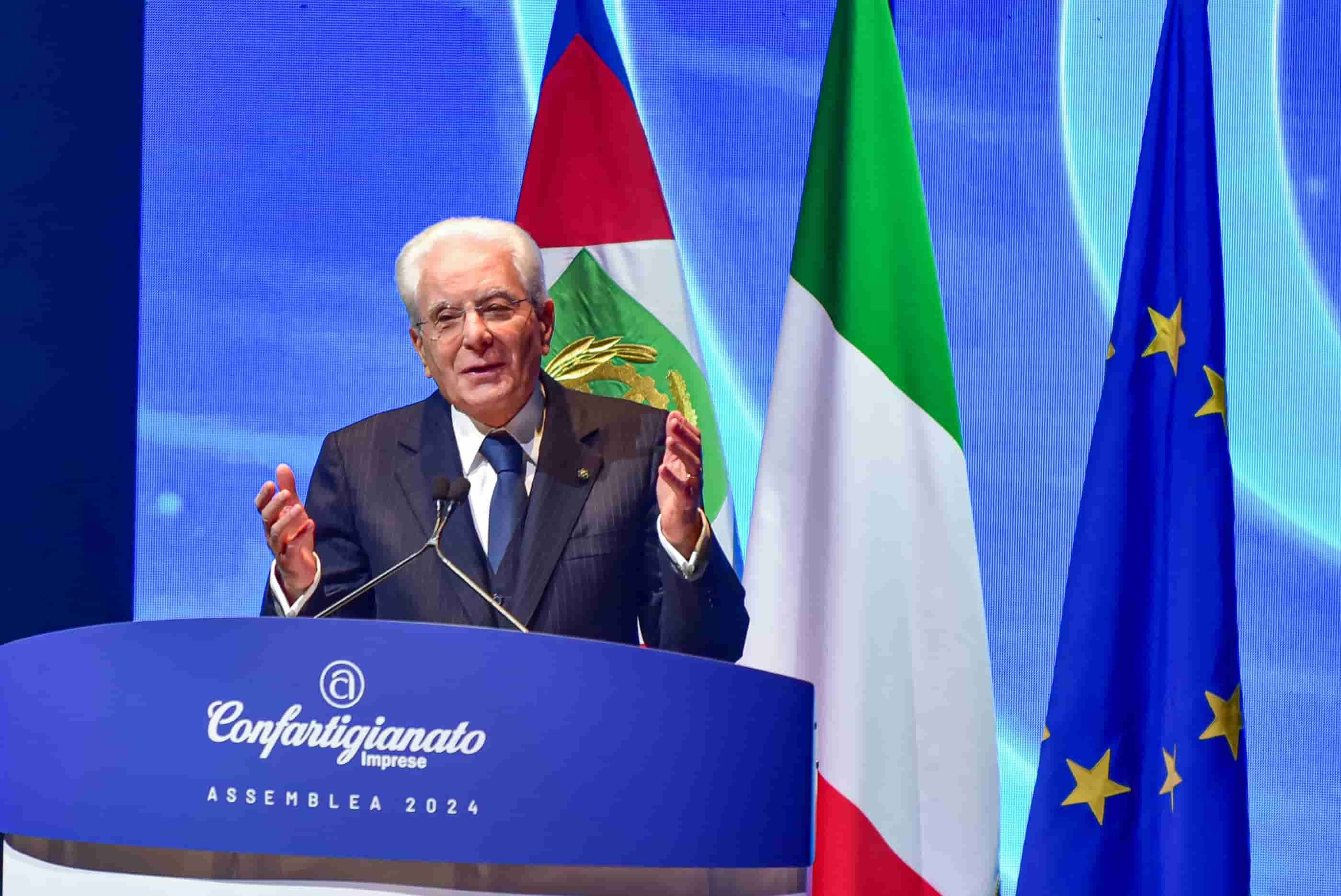 Assemblea Confartigianato: Mattarella, “Nel Dna degli artigiani la storia d’Italia e il suo motore di sviluppo”