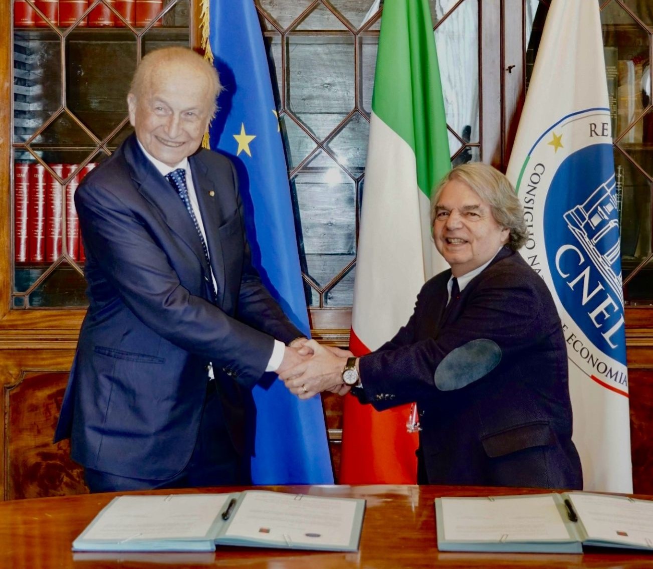 Sottoscritto protocollo d’intesa CNEL- Federazione Nazionale dei Cavalieri del Lavoro