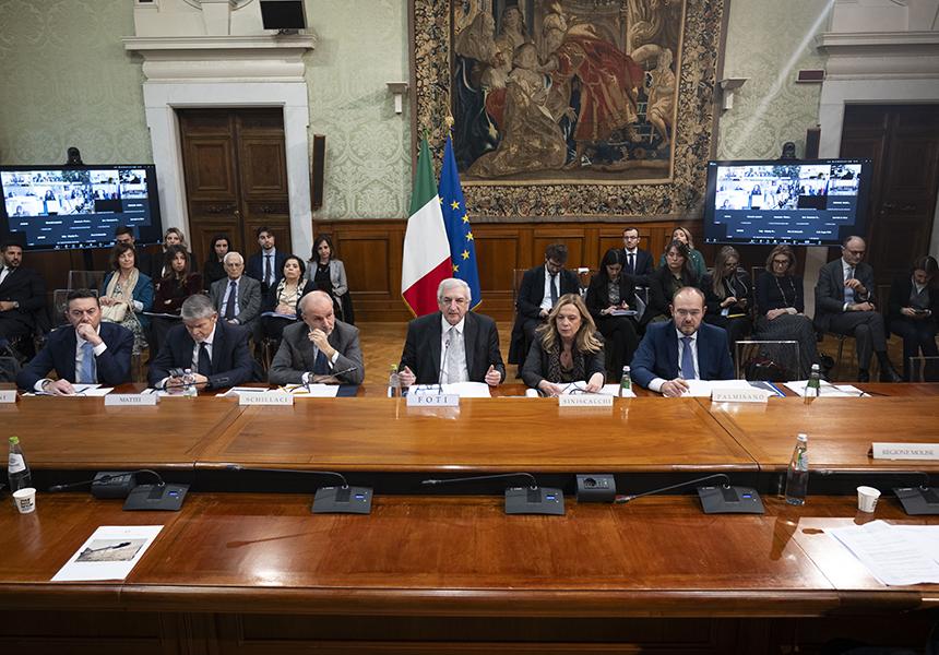 PNRR, Cabina di regia per verifica stato di attuazione interventi Missione Salute