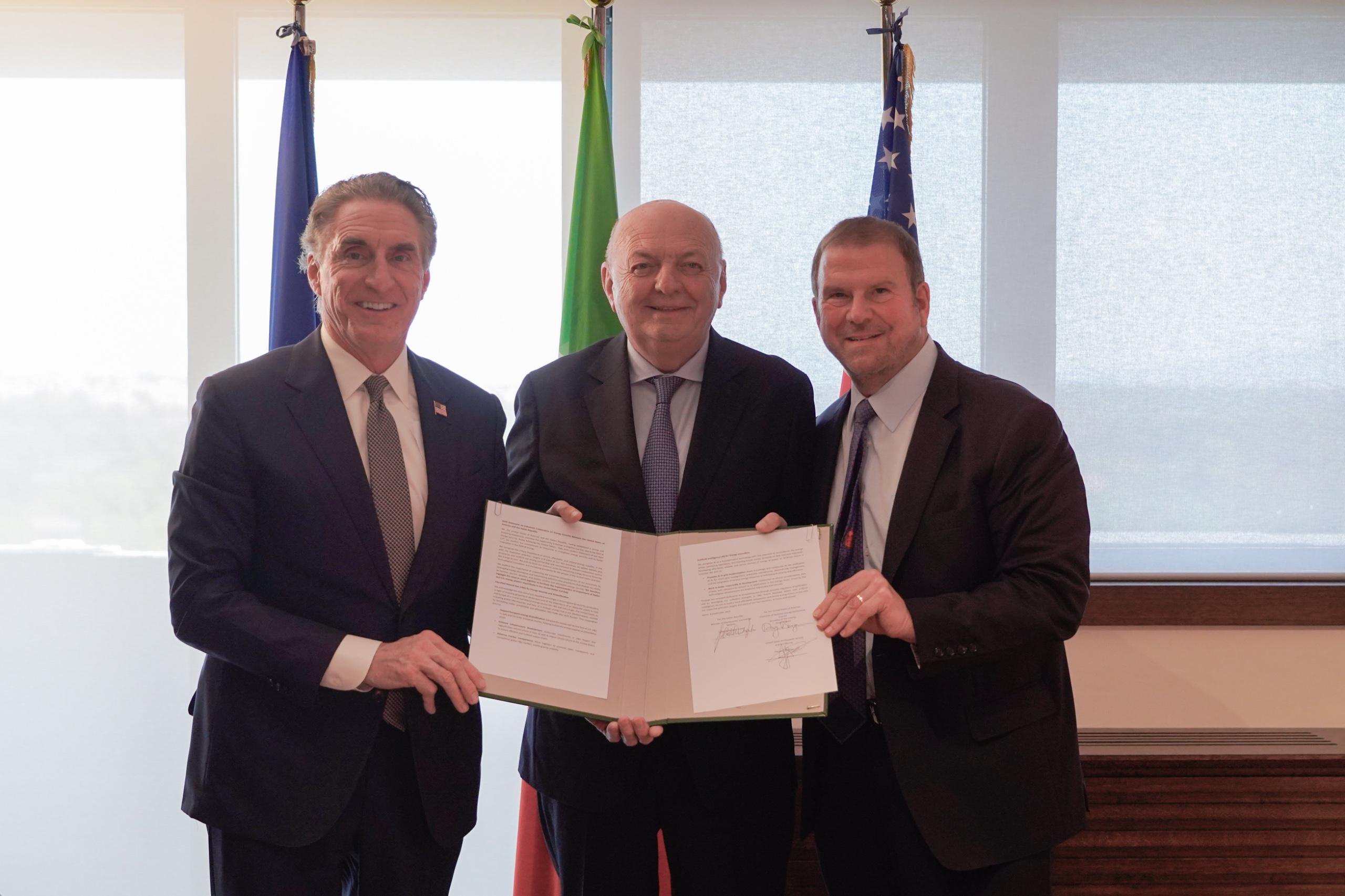 Energia: ministro Pichetto Fratin firma accordo con segretario USA Burgum