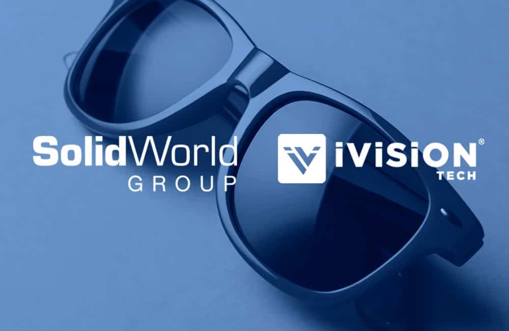 iVision Tech e SolidWorld insieme per produrre occhiali tecnologici per non vedenti