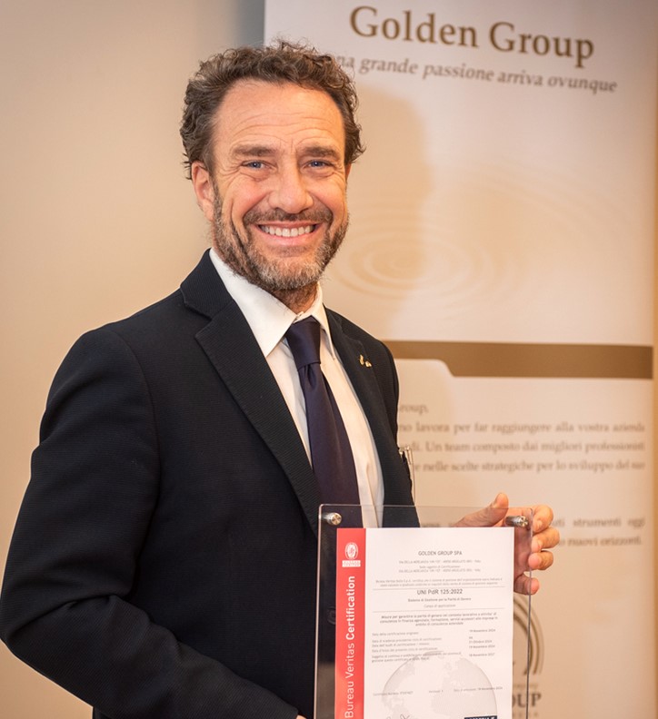 Golden Group ottiene la certificazione per la Parità di Genere