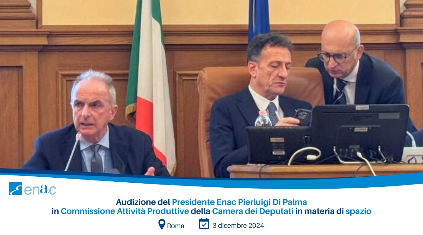 Audizione del Presidente Enac Pierluigi Di Palma in Commissione Attività Produttive della Camera dei Deputati