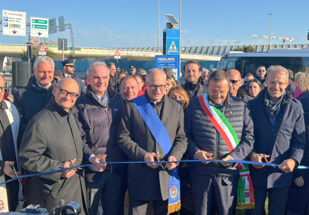 Di Palma (Enac) all’inaugurazione dei percorsi ciclopedonali tra aeroporto e comune Fiumicino
