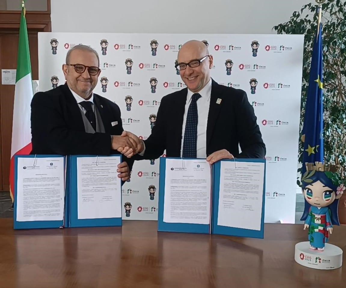 Protocollo d’intesa firmato da Confimpreseitalia e Commissariato Generale per l’Italia a Expo 2025 Osaka