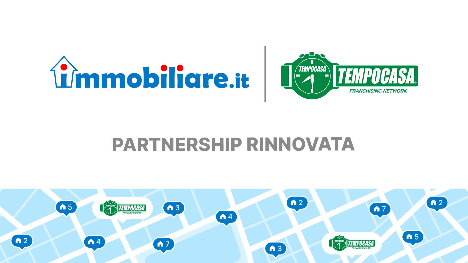 Immobiliare.it e Gruppo Tempocasa rinnovano la loro storica partnership