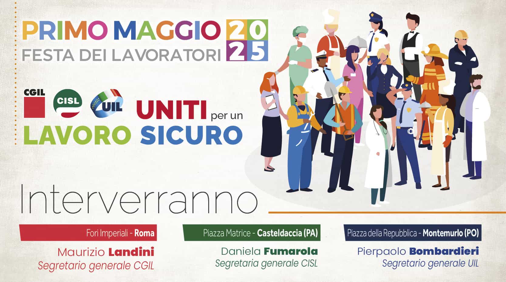 “Uniti per un Lavoro Sicuro”. Primo maggio a Casteldaccia