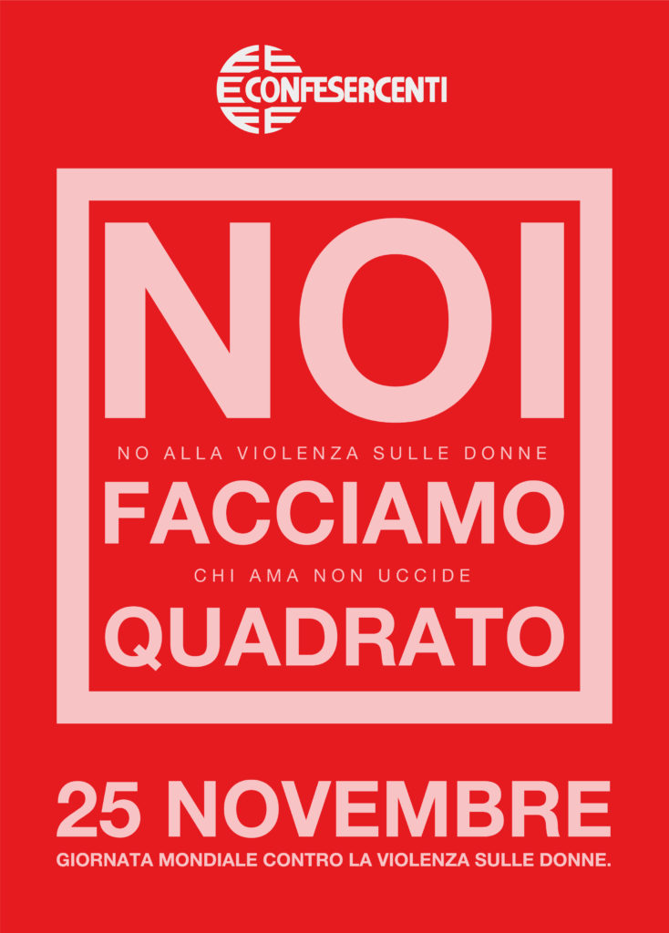 Giornata mondiale contro la violenza sulle donne, Confesercenti lancia la campagna Red Frame