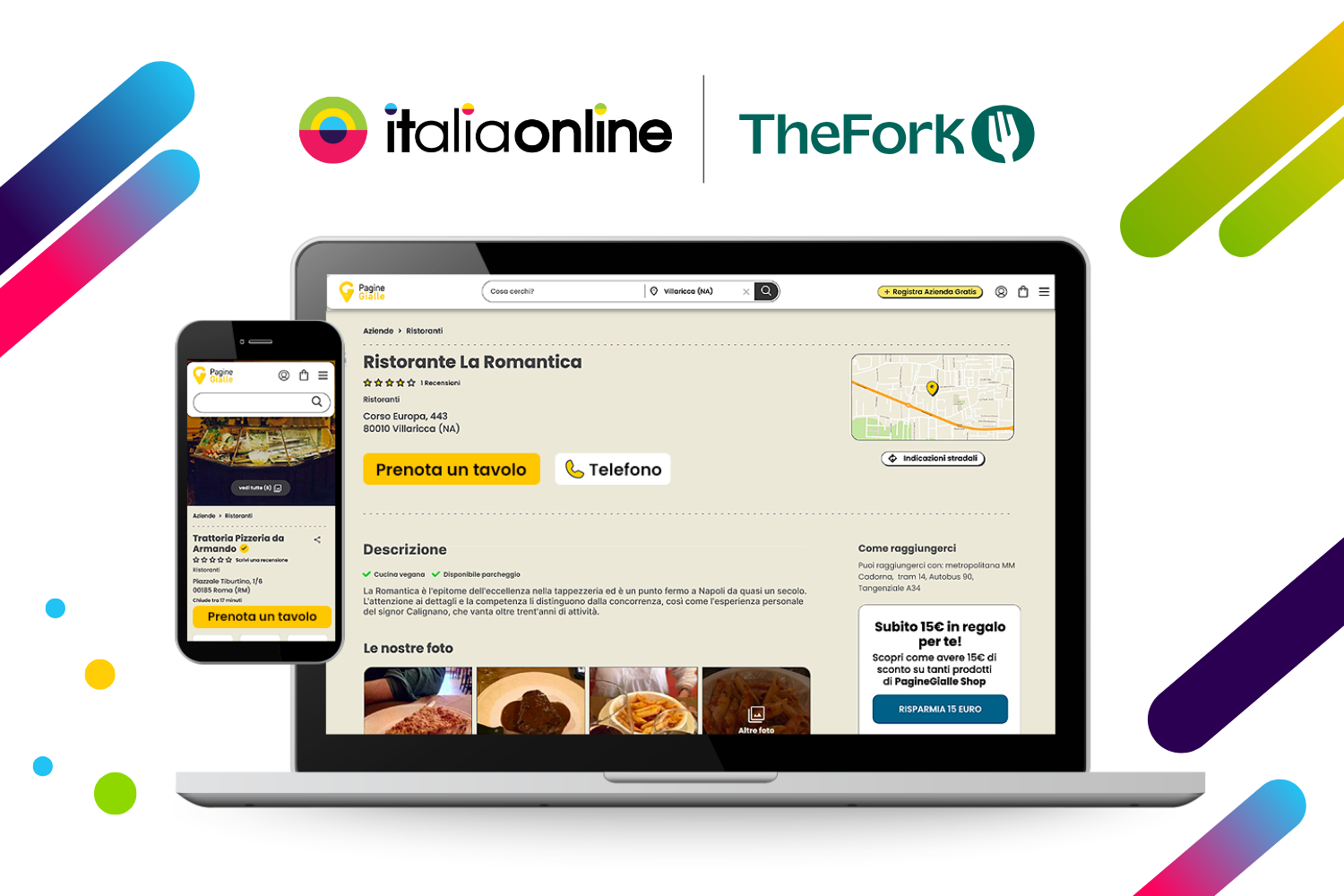 Italiaonline firma partnership strategica con The Fork