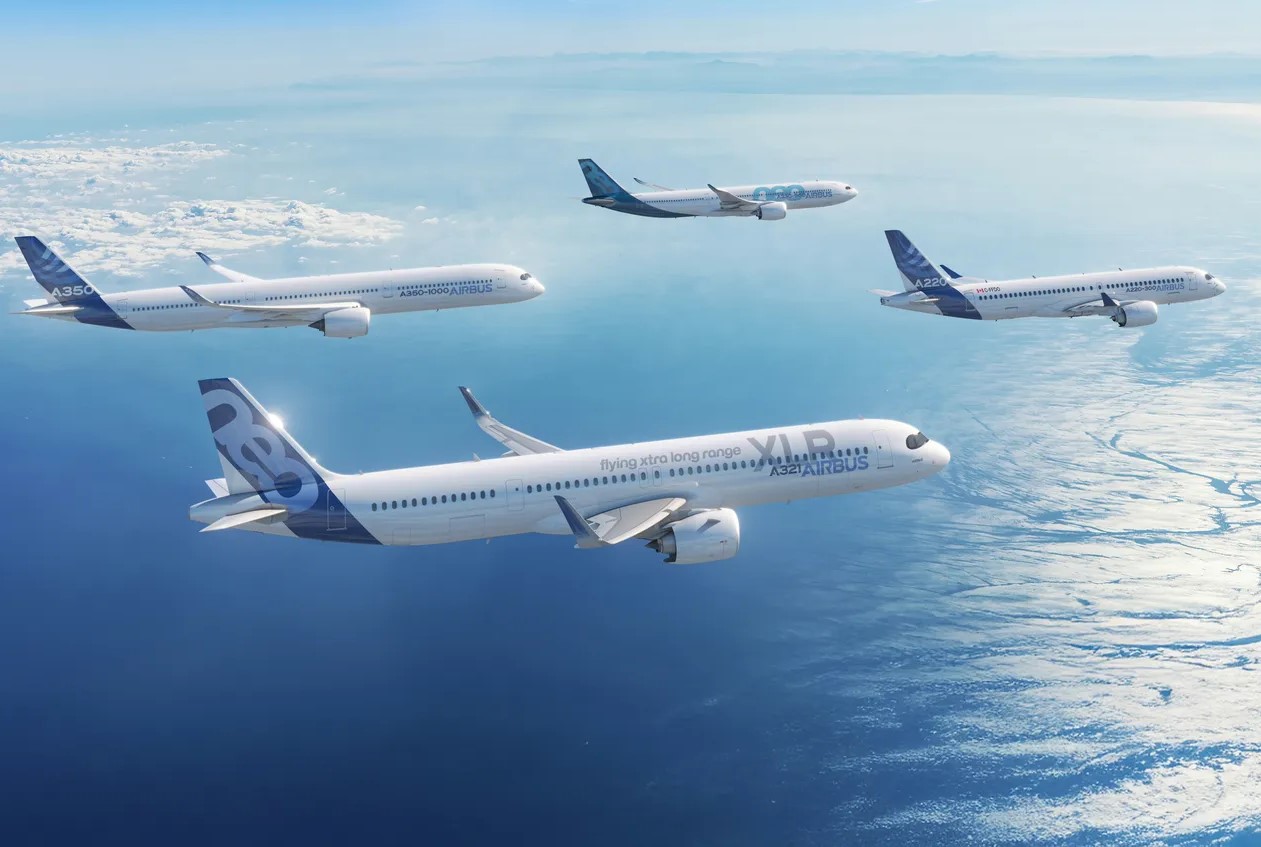 Airbus annuncia 766 consegne di aeromobili commerciali nel 2024