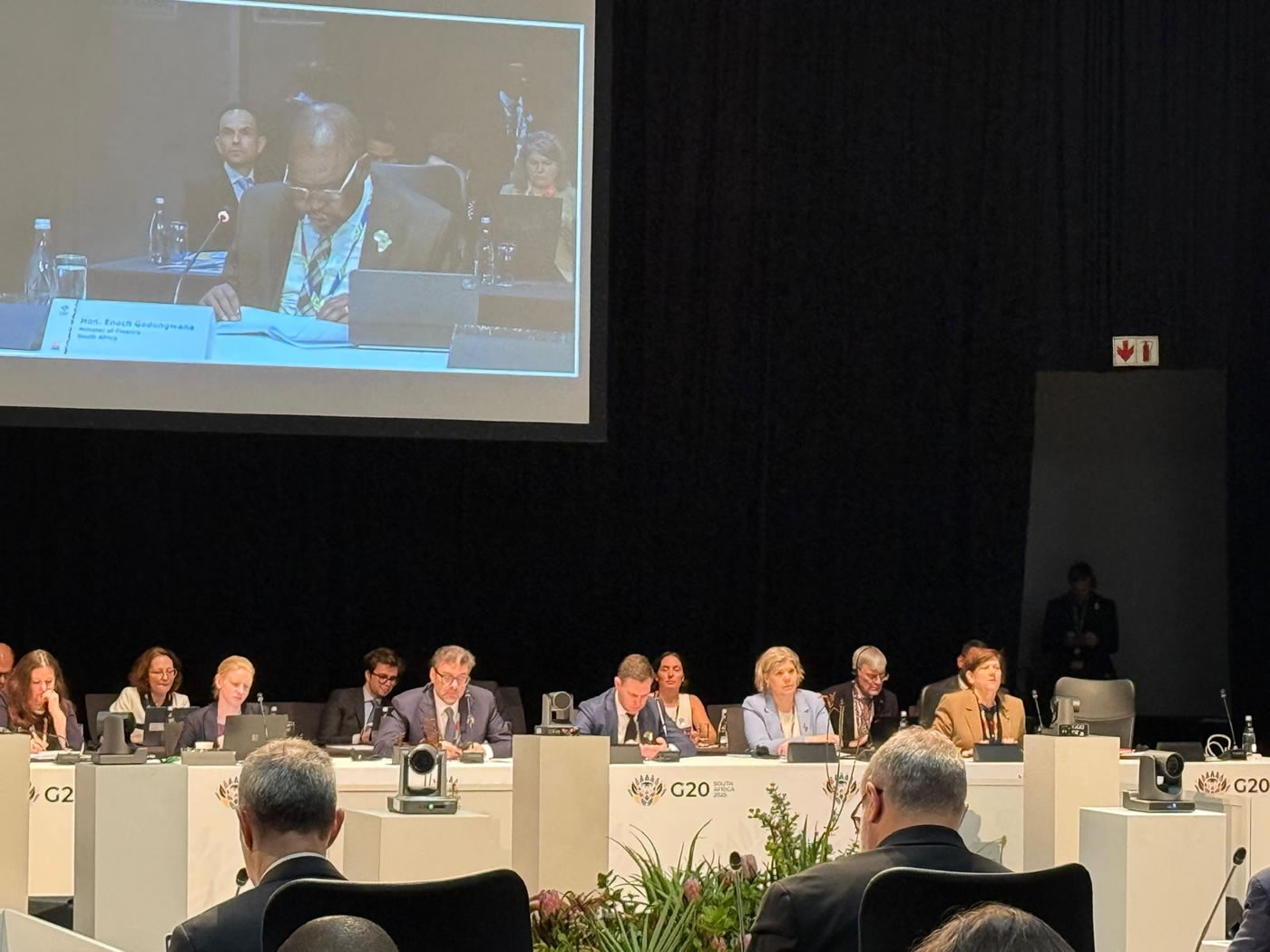 Il ministro Giorgetti partecipa al G20 a Cape Town
