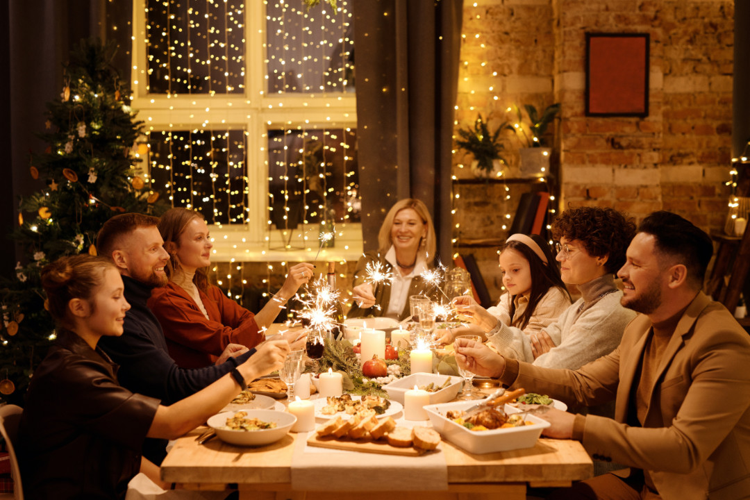 Natale: spesa a tavola da 108 euro, l’88% lo passerà a casa
