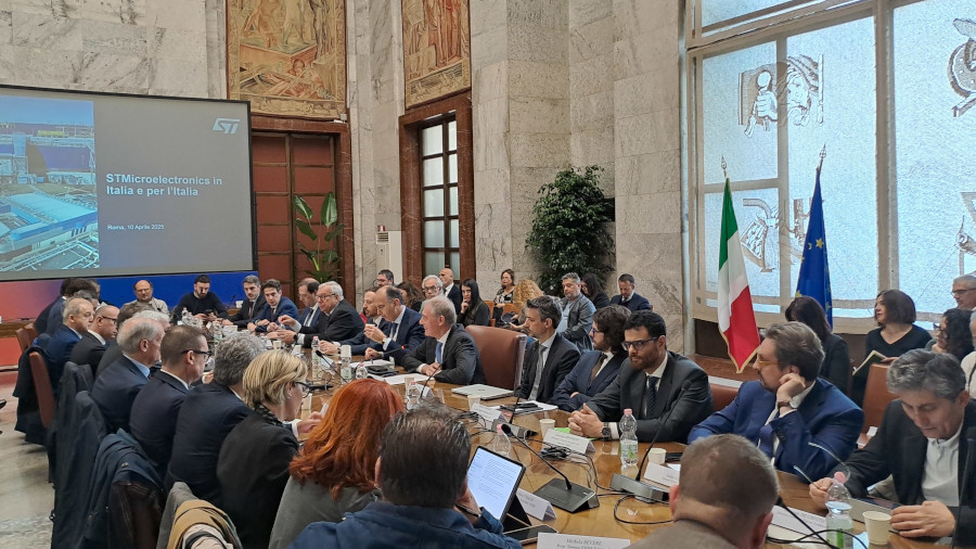 Stm: al Mimit primo tavolo plenario, l’azienda presenta il Piano 2025-2027
